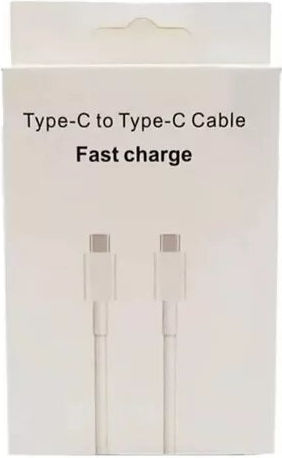 Chengxin USB 2.0 Cable USB-C Male - USB-C White 1m