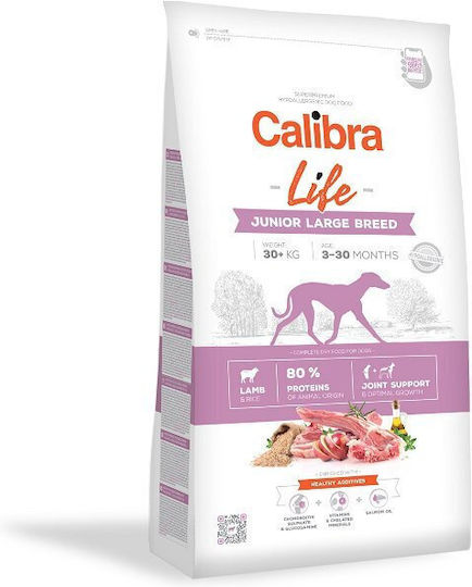 Calibra Junior 12kg Ξηρά Τροφή χωρίς Σιτηρά για Κουτάβια Μεγαλόσωμων Φυλών με Αρνί