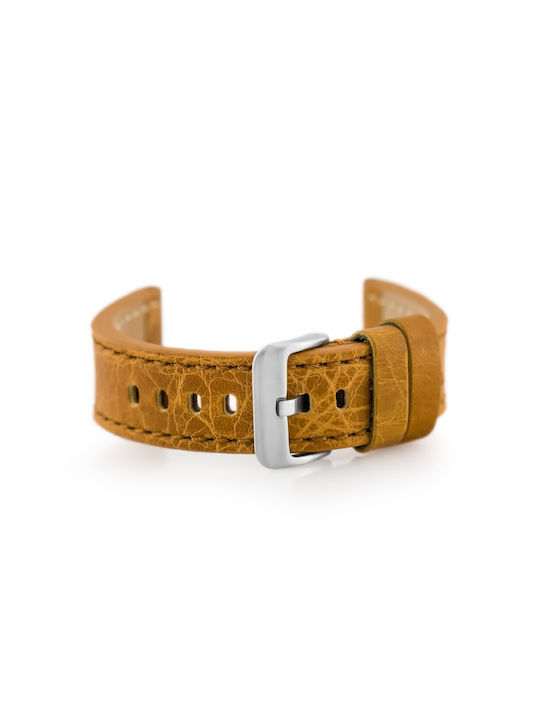 Pacific Leather Strap Brown 24mm