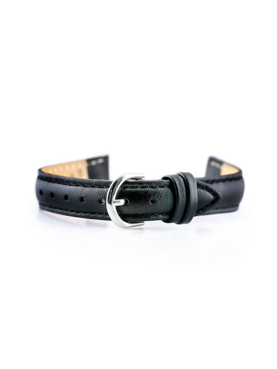 Bisset Curea din piele Negru 14mm