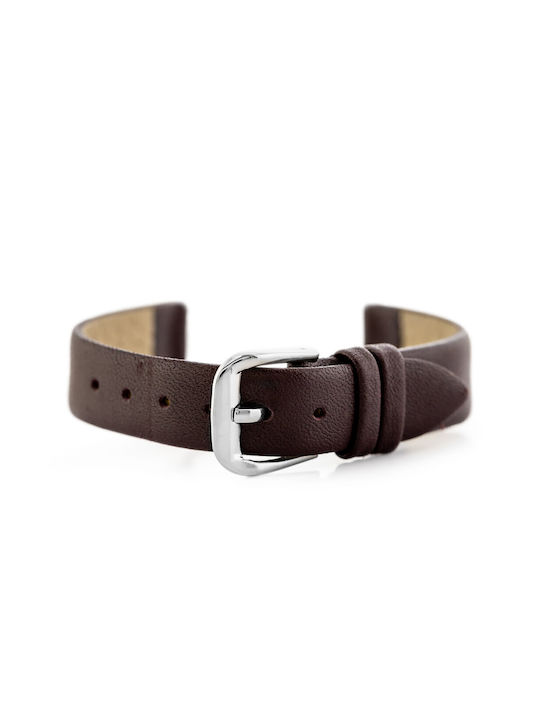 Pacific Leather Strap Brown 14mm