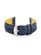 Pacific Leather Strap Navy Blue 16mm