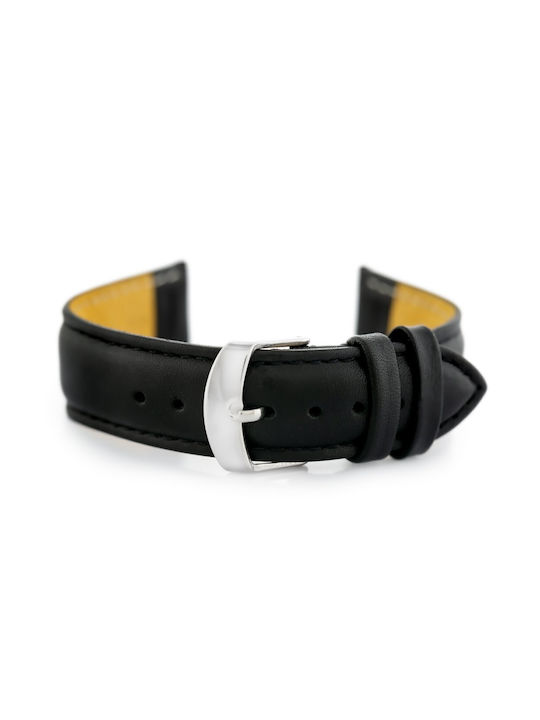 Pacific Leather Strap Black 20mm