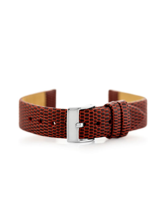 Pacific Leather Strap Red 20mm