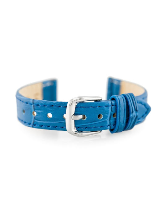 Pacific Leather Strap Blue 12mm