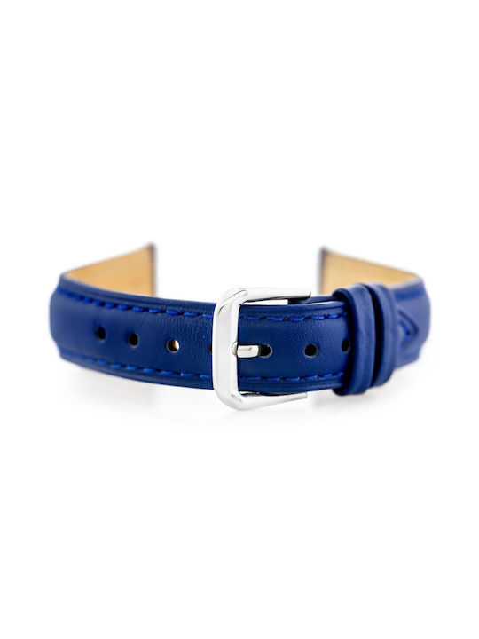 Pacific Leather Strap Navy Blue 18mm