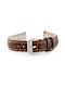 Pacific Leather Strap Brown 14mm