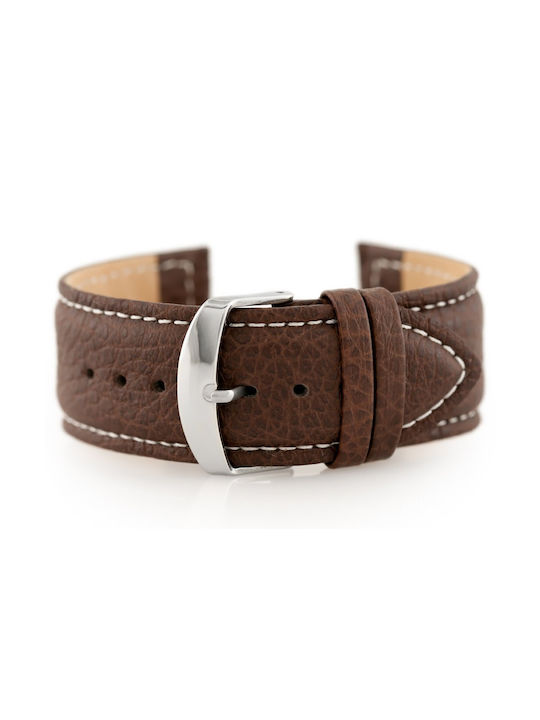 Pacific Leather Strap Brown 24mm