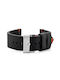 Pacific Leather Strap Black 22mm