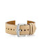 Pacific Leather Strap Beige 22mm