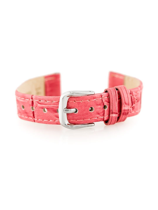 Pacific Leather Strap Pink 14mm