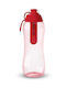 Dafi Wasserflasche mit Filter 300ml Rot