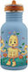 Laken Springende Kinder Edelstahl-Thermoskanne mit Strohhalm, blaue Farbe, Roboter, 0,5 ml, 848048set 00 Bsfer