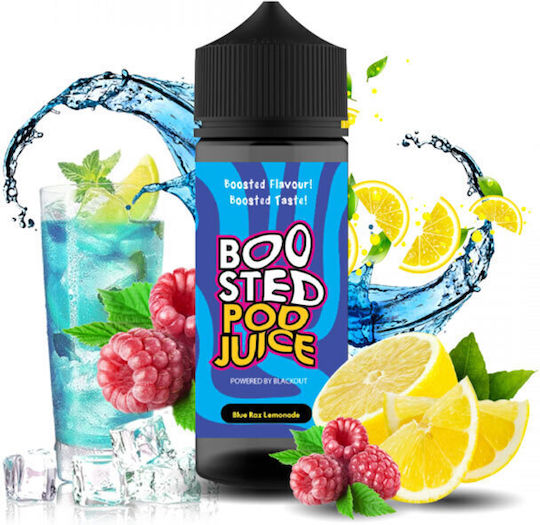 Blackout Boosted Pod Juice Blue Raz Lemonade 36ml/120ml Λεμονάδα Βατόμουρο & Πάγος Flavour Shots
