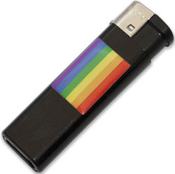 Pride Lighter Black Lgbt Flag