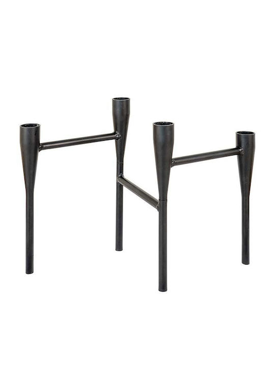 House Nordic Candle Holder Metal 15x21x28cm 1pcs