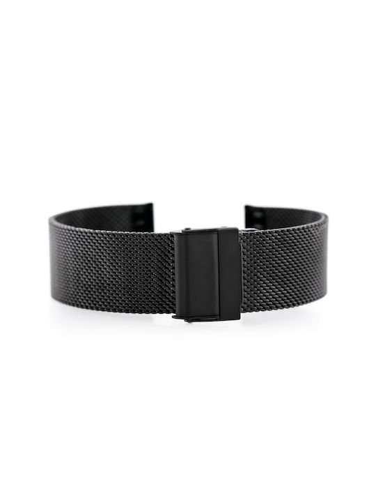 Pacific Metallic-Armband Schwarz 18mm