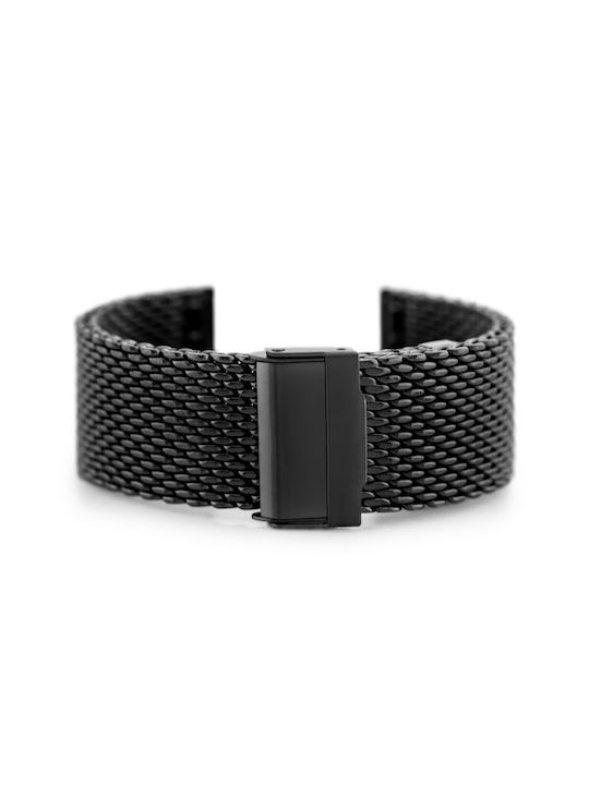 Pacific Metallic Bracelet Black 24mm