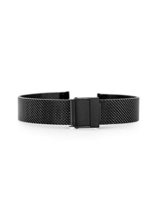 Pacific Metallic-Armband Schwarz 16mm