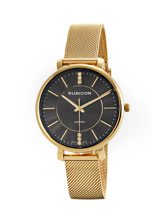 AGBarr Uhr mit Gold Metallarmband