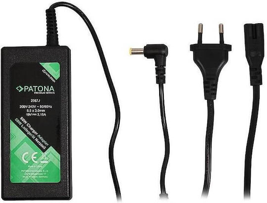 Patona Φορτιστής Laptop 60W 19V 3.15A για Samsung