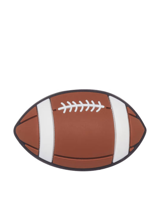 Crocs Jibbitz Schuhanhänger Fußball Braun