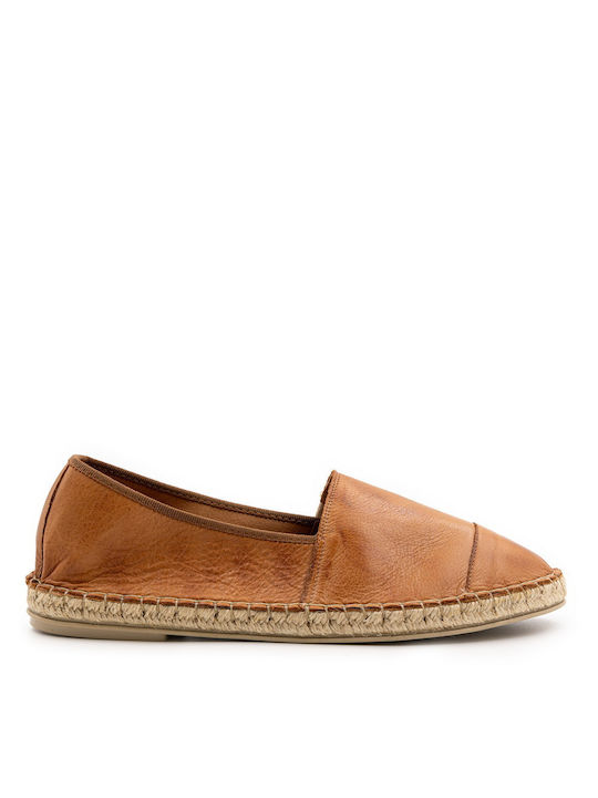 Rolling Steps Shoes Women's Leather Espadrilles Tabac Brown