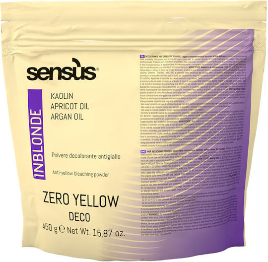 Sensus Βαφή Μαλλιών Zero Yellow Deco 450gr