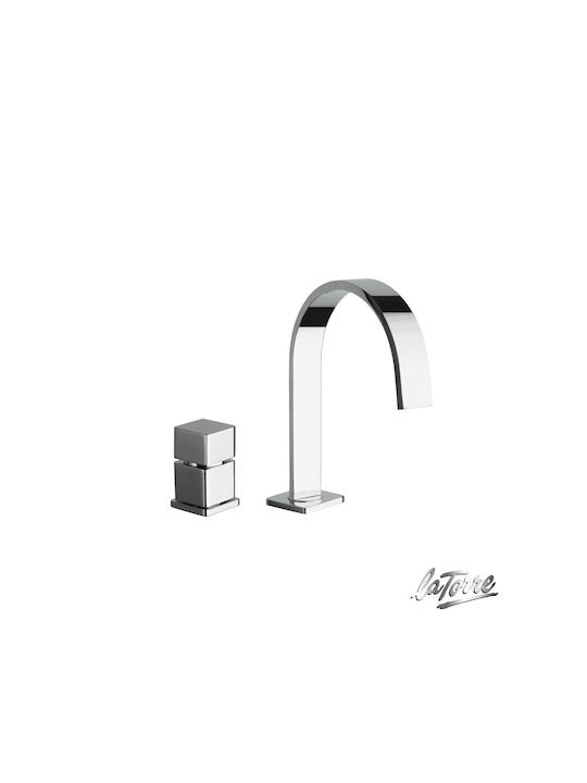La Torre Mixing Sink Faucet Silver