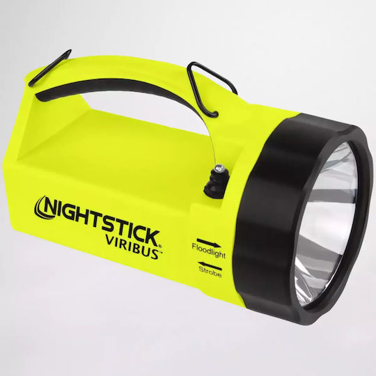 Nightstick Wiederaufladbar Handstrahler LED Doppelte Funktion mit maximaler Helligkeit 30lm Grau