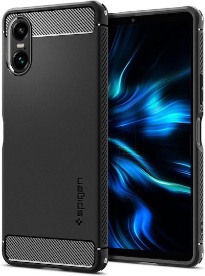 Spigen Rugged Armor Back Cover Σιλικόνης 2mm Μαύρο (Xperia 10 VI)