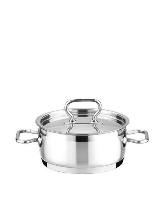 Tescoma Βαθιά Ανοξείδωτη Κατσαρόλα 1lt / 14cm