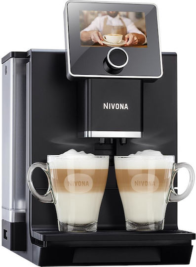 Nivona CafeRomatica 960 Αυτόματη Μηχανή Espresso 1465W Πίεσης 15bar για Cappuccino με Μύλο Άλεσης Μαύρη