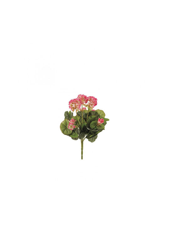 Μπουκέτο Τεχνητό Φυτό 40εκ Φούξια-ρόζ