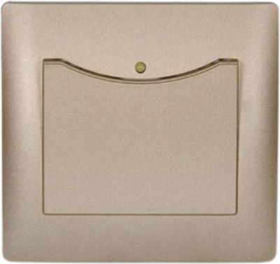 Wall Card Switch Ecru