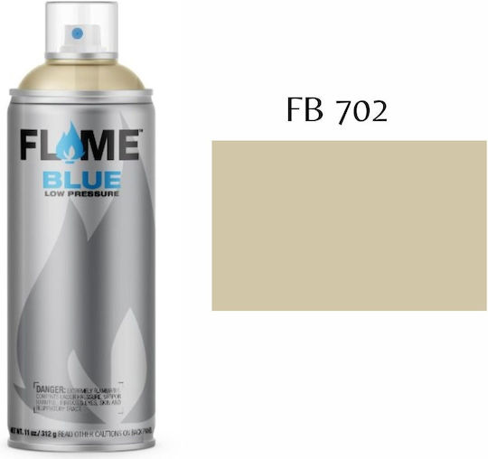 Cosmos Lac Σπρέι Βαφής Flame Blue Ακρυλικό Υψηλής Θερμοκρασίας με Ματ Εφέ Μπλε 400ml
