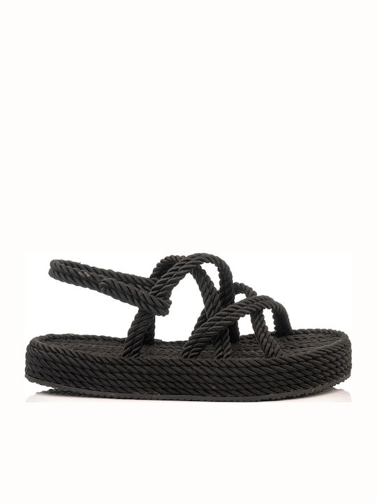 A.NI.MA Σανδάλια Black