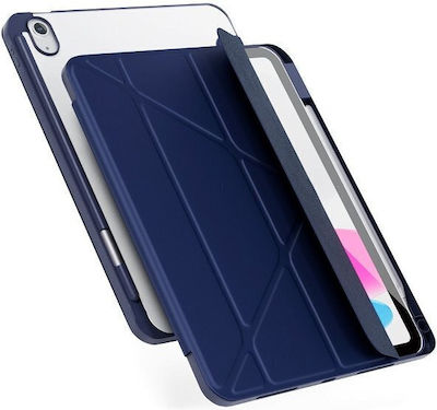 Epico Flip Cover Silicone / Leather Blue Apple iPad 10.9' (2022)