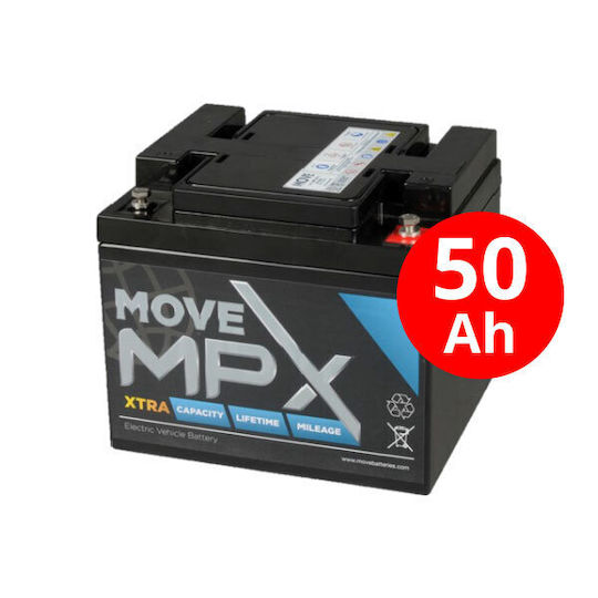 MVS In Motion Photovoltaik-Batterie AGM Versiegelt 12V 55Ah (AGM-MPX50-12)