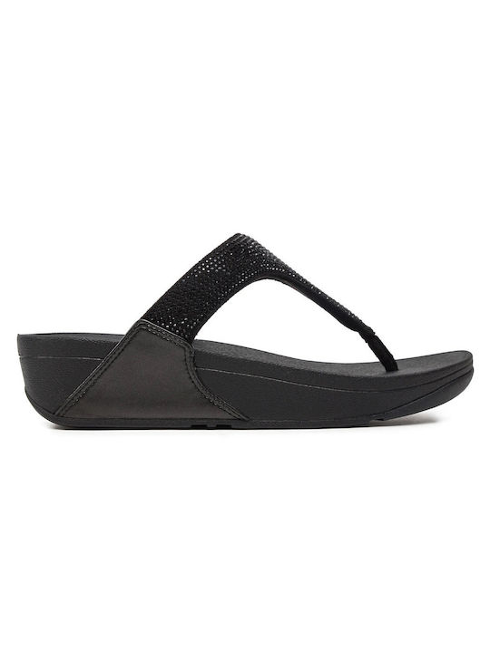 Flip Flop Women's Flat Sandals in Black Color