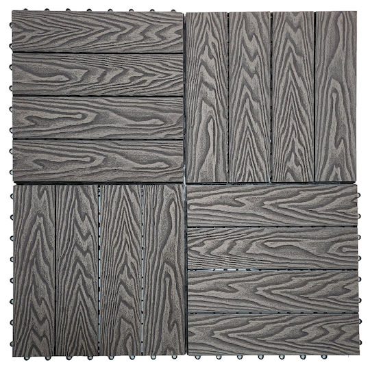 Fun Baby WPC Garden Decking Board 30x30cm
