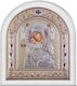 Slevori Icon Classic Regular Crown 12x13.7 White Gold Silver Wood 186389 1tmx
