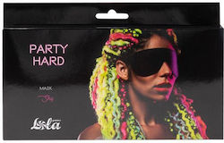 Party Hard BDSM Μάσκα σε Μαύρο Χρώμα