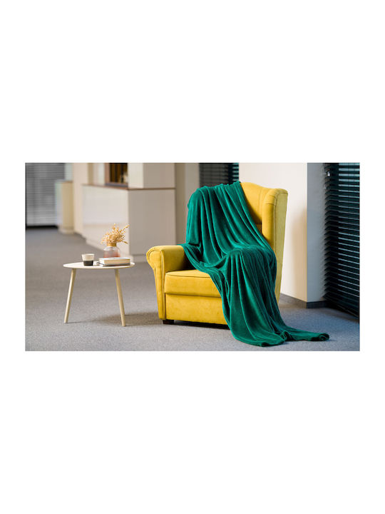 Teesa Κουβέρτα Fleece Διπλή 200x220εκ. Green TSA8902-2