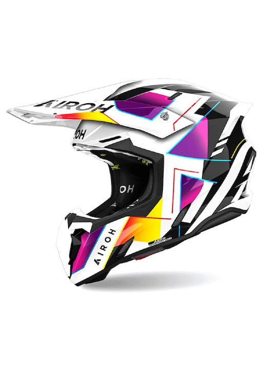 Airoh Twist 3 Rainbow Gloss Motorcycle Helmet M...