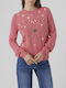 Vero Moda Femeie Mânecă lungă Pulover Hot Pink
