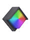 Lumină de exterior montată pe perete LED IP65 15W cu RGB Lumină 16x16x13εκ.