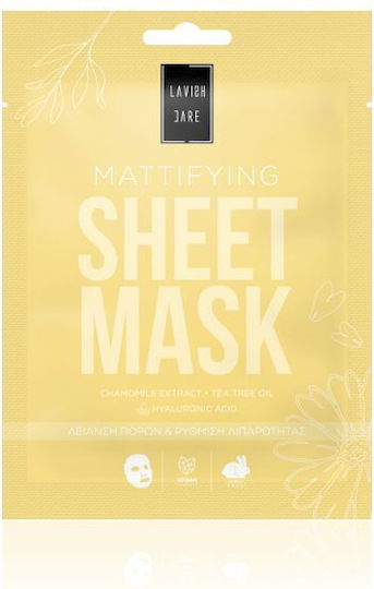 Lavish Care Mattifying Gesichtsmaske für das Gesicht für Feuchtigkeitsspendend 1Stück 25gr