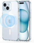 ESR Classic Hybrid Halolock Back Cover Silicone Durable Transparent (iPhone 15)