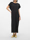 Vero Moda Maxi Rochie cu Slit Black